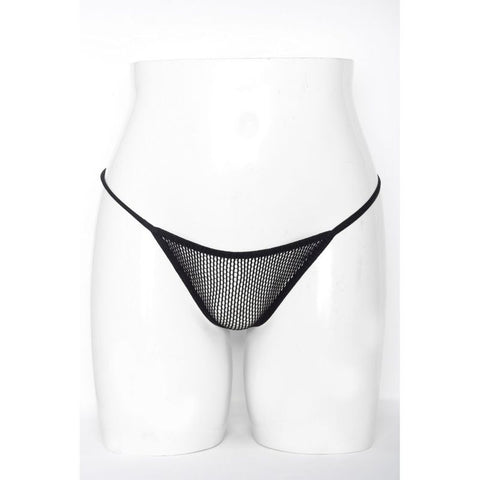 Mesh Net G-String (Black) – Lingerie Panties