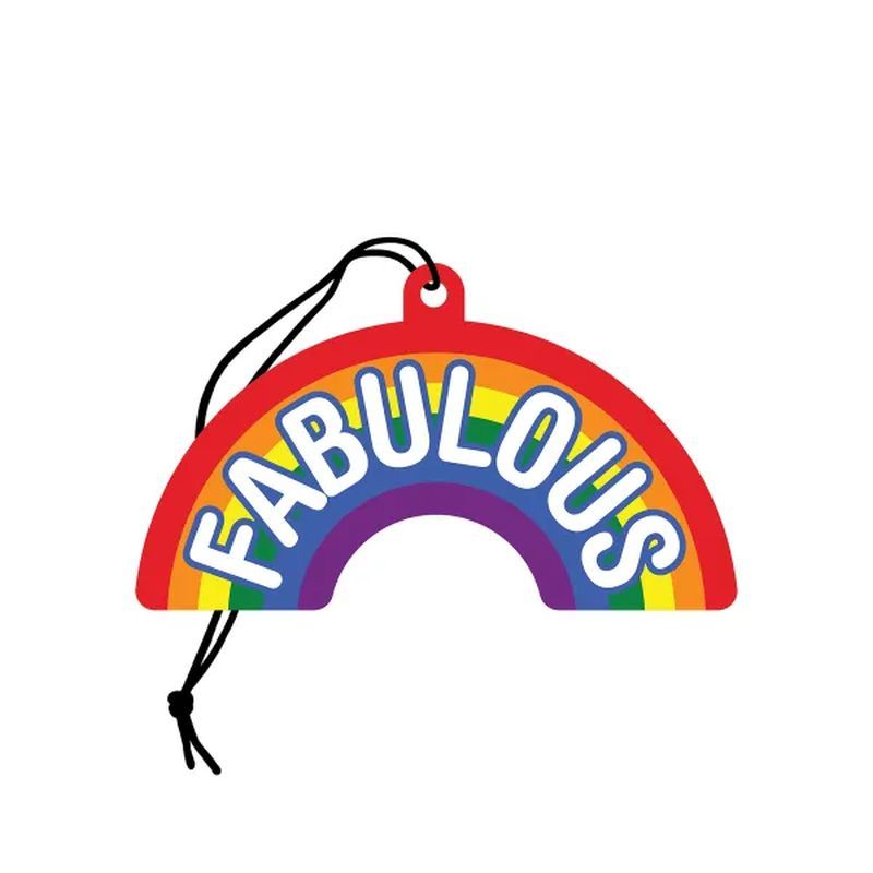 Fabulous Rainbow Air Freshener – Fresh Perfume Scent Cardboard Air Freshener Rainbow > Novelties > Gag Gifts Main image