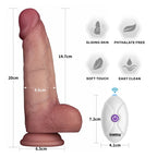 Sliding Skin Pro II – Dual-Layer Silicone 8 Inch Dong with Wireless Remote Vibrator > Vibrators > Realistic Vibrators