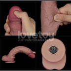 Sliding Skin Pro II Silicone Dong 10 Inch – Realistic Dual-Density Silicone Dong > Dildos > Large Dildos