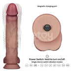 Sliding Skin Pro II Silicone Dong 10 Inch – Realistic Dual-Density Silicone Dong > Dildos > Large Dildos