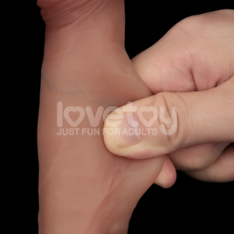 Sliding Skin Pro Dual Layer Silicone Dong 7.5 Inch – Realistic Dual-Density Silicone Dong > Dildos > Realistic Dildos