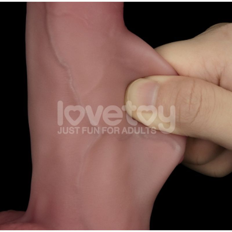 Sliding Skin Pro Dual Layer Silicone Dong 8 Inch – Medical-Grade Dual-Density Silicone Dong > Dildos > Realistic Dildos