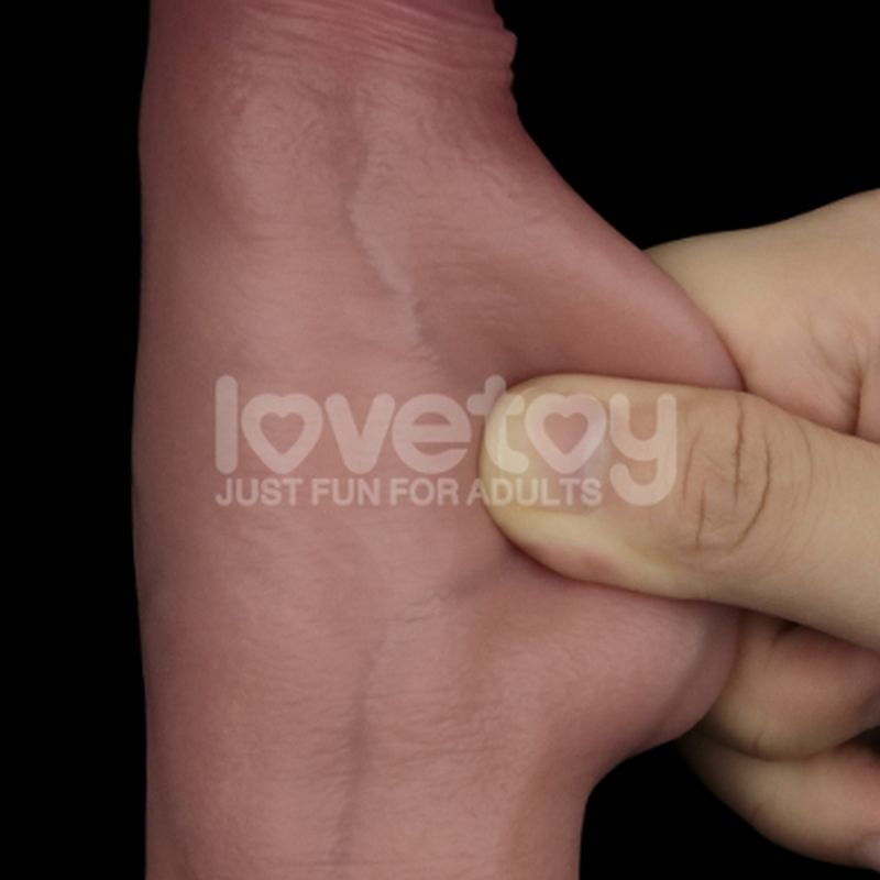 Sliding Skin Pro Dual Layer Silicone Dong 9 Inch – Advanced Medical-Grade Silicone Dong > Dildos > Realistic Dildos