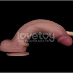 Sliding Skin Pro Dual Layer Silicone Dong 10 Inch – Medical-Grade Dual-Density Silicone Dong > Dildos > Large Dildos