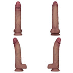 Sliding Skin Pro Dual Layer Silicone Dong 10 Inch – Medical-Grade Dual-Density Silicone Dong > Dildos > Large Dildos
