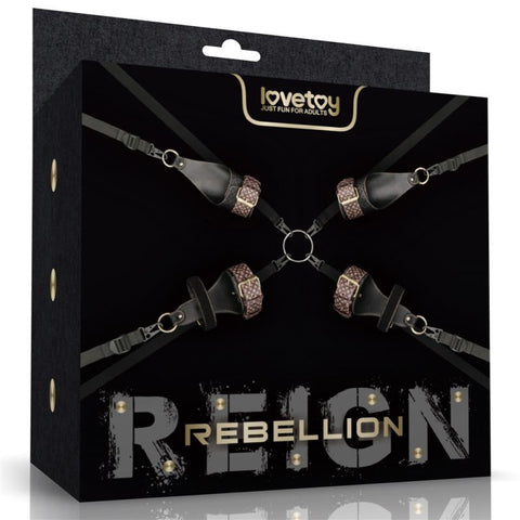 Rebellion Reign Under Mattress Restraint – Adjustable PU and Nylon Restraint Set > Bondage Gear > Bed Restraints
