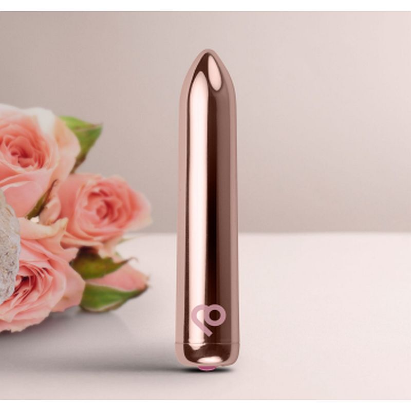 Golden Rose Rechargeable Bullet Vibrator – Sleek Compact Powerful Vibrator Secondary image