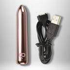 Golden Rose Rechargeable Bullet Vibrator – Sleek Compact Powerful Vibrator > Vibrators > Mini Vibrators