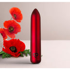 Poppy Red Rechargeable Bullet Vibrator – Sleek Compact Rechargeable Vibrator > Vibrators > Mini Vibrators