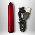 Poppy Red Rechargeable Bullet Vibrator – Sleek Compact Rechargeable Vibrator > Vibrators > Mini Vibrators