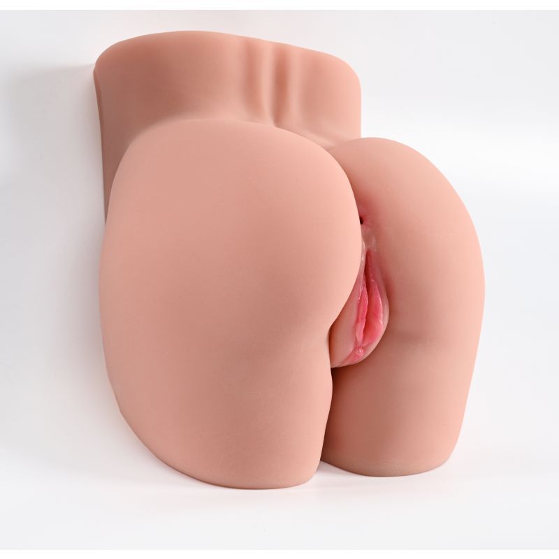 Bella Butt Torso (Pink) – Compact Vaginal and Anal Masturbator 26x20x1 Inches Assturbators