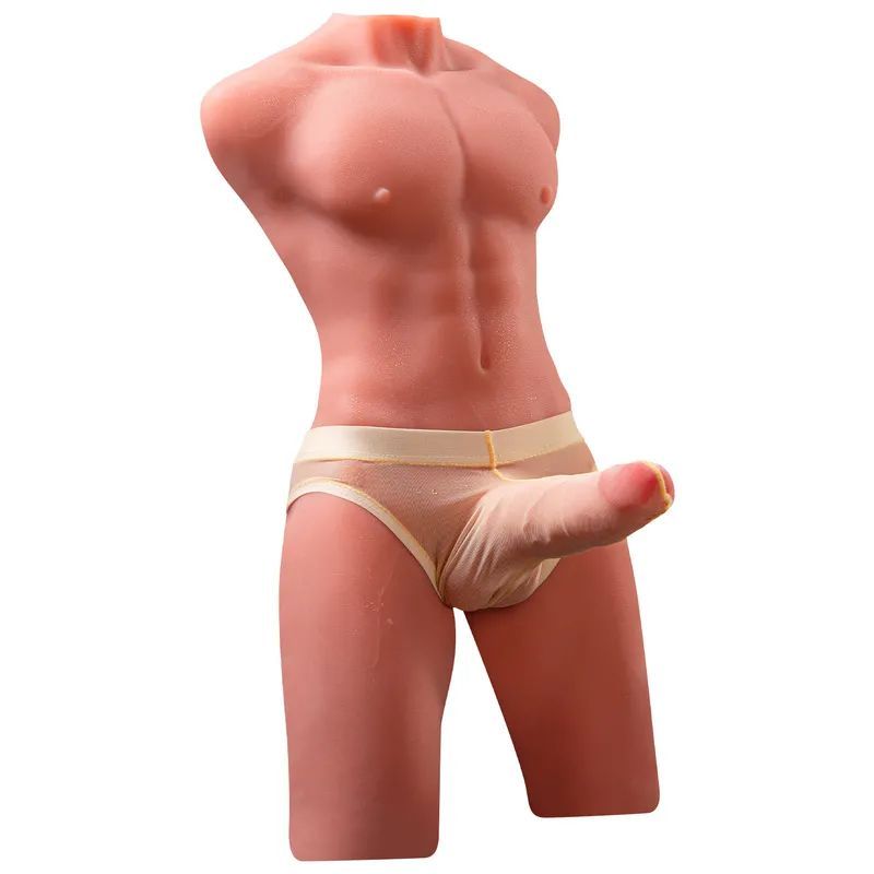 Jason 17cm USB Auto Thrusting Male Torso (Ultra-Soft TPR) – Realistic Thrusting Masturbator Assturbators