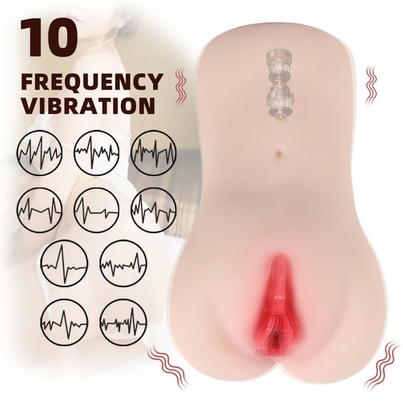 Eden Vibrating Vaginal Masturbator – Realistic Texture Vibrator Secondary image