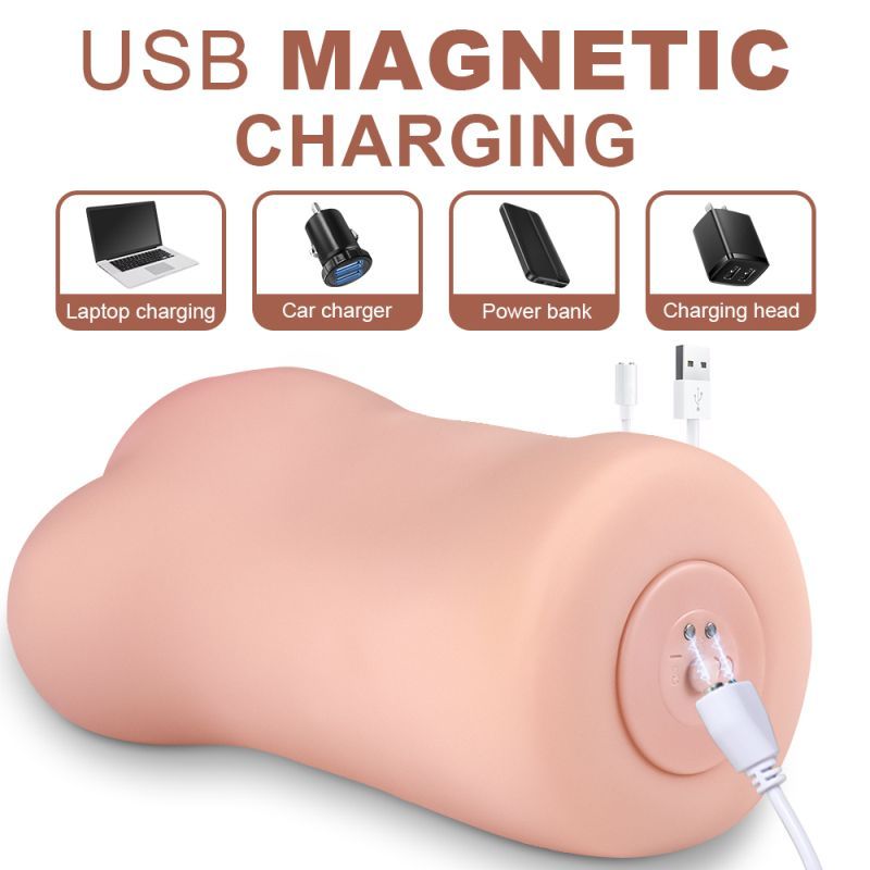 Eden Vibrating Vaginal Masturbator – Realistic Texture Vibrator > Sex Toys For Men > Masturbators > Vibrating