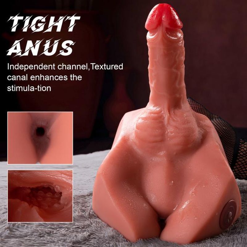 Michael 2.5kg USB Auto Thrusting Male Torso with 20cm Realistic Cock – Powerful Vibration Male Masturbator > Sex Toys > Sex Dolls > Premium