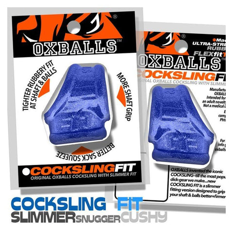 Cocksling Fit (Black) – Slim Adjustable Strap-On Cock Sling > Cock Ring > Sling