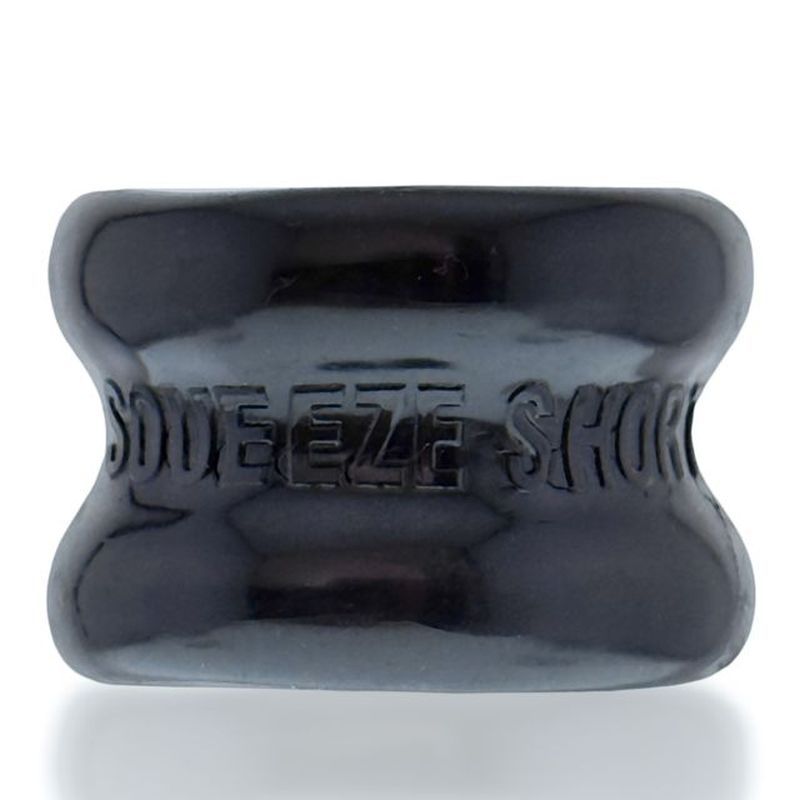 Squeeze Short (Black) – Rubber Ballstretcher Black > Sex Toys For Men > Ball Stretchers
