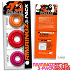 RimRingz 3-Pack Multi-Size Set – Plush-Lip Cockrings with Grippy Soft Rubber Rims Cockrings > Cock Ring > Sets