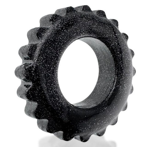 Plushy Single Ring (Black Mica) – Cushy Flexible Cock Ring > Cock Ring > Single