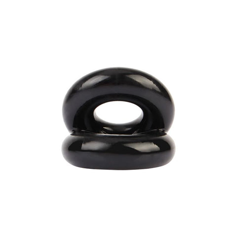 Dual Pleasure Ring (Black) – Double Support Penis Ring > Cock Ring > Sling