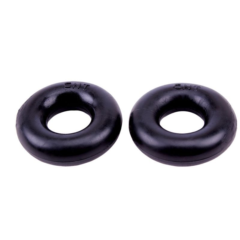 Mega Donut Rings Twin Pack – Thick Oversized Penis Rings Black One Size > Cock Ring > Sets Main image