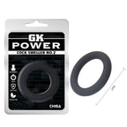 Cock Sweller Silicone Ring – Stretchy 4 cm Diameter Penis Ring Black One Size > Cock Ring > Single
