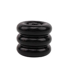 Triad – Stretchy Triple Ring Cock Ring Black One Size > Cock Ring > Single