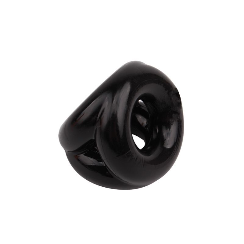 Triangle Ring by Tri-Cock – Phthalate-Free TPE Cock Ring Black One Size > Cock Ring > Sling Main image