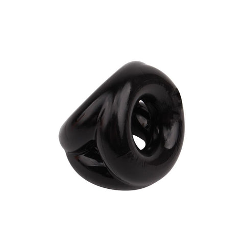 Triangle Ring by Tri-Cock – Phthalate-Free TPE Cock Ring Black One Size > Cock Ring > Sling