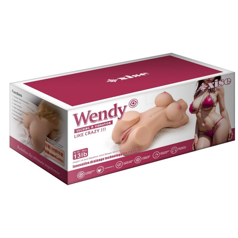Wendy 6kg Remote-Controlled Female Torso (T-Skin) – Lifelike Vibrating Masturbator > Sex Toys > Sex Dolls > Premium
