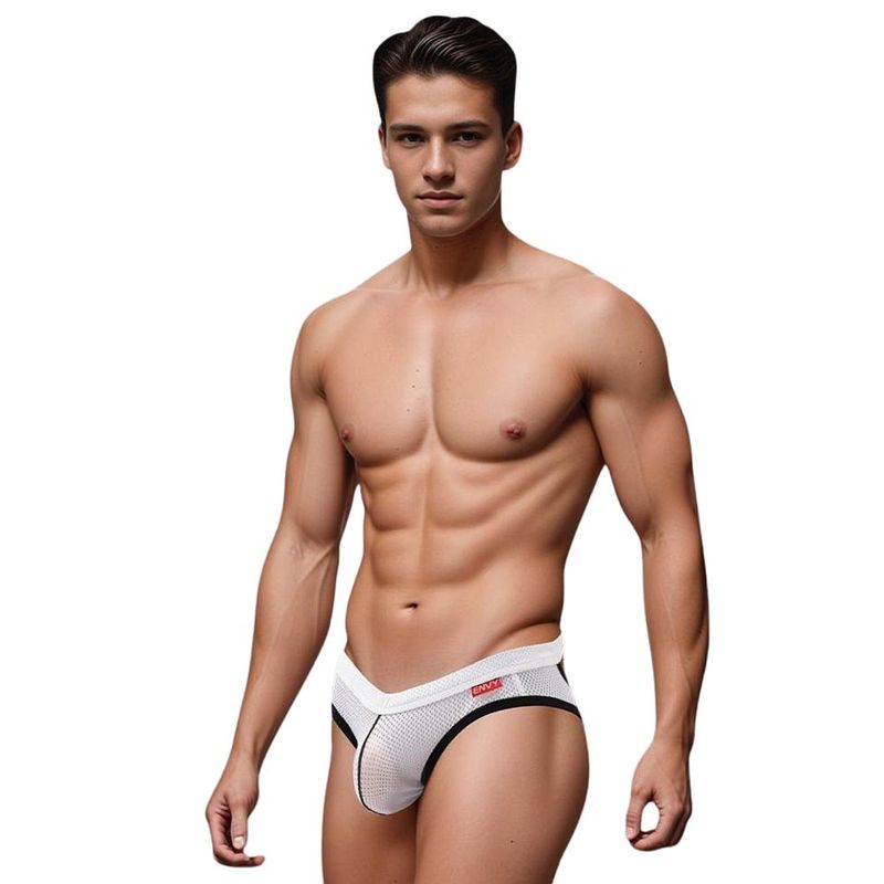 Envy Sport Mesh Jock (Black) – Breathable Athletic Supportive Jockstrap White Medium Large > Clothes > Jockstraps