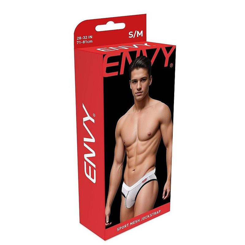 Envy Sport Mesh Jock (Black) – Breathable Athletic Supportive Jockstrap > Clothes > Jockstraps