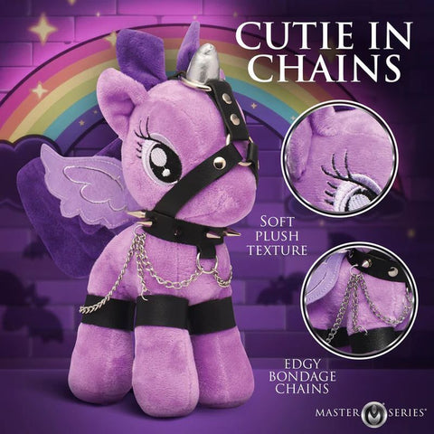 Raven Plum Bondage Pony Plush – Adult Fantasy Fetish Toy Adult Toys