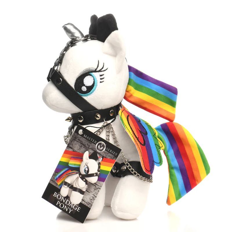 Prism Pearl Bondage Pony – Plush Bondage Accessory > Novelties > Gag Gifts