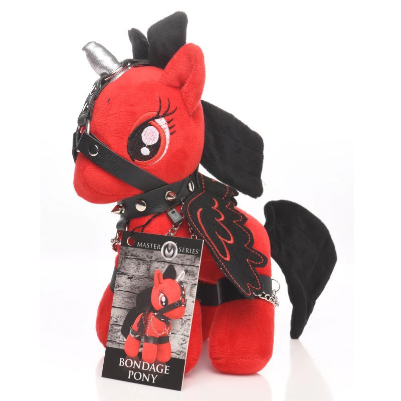 Scarlet Chainheart Bondage Pony – Plush Bondage Toy > Novelties > Gag Gifts Main image