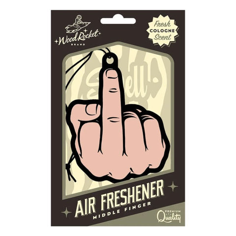 Middle Finger Peach Air Freshener – Scented Car Air Freshener > Novelties > Air Fresheners