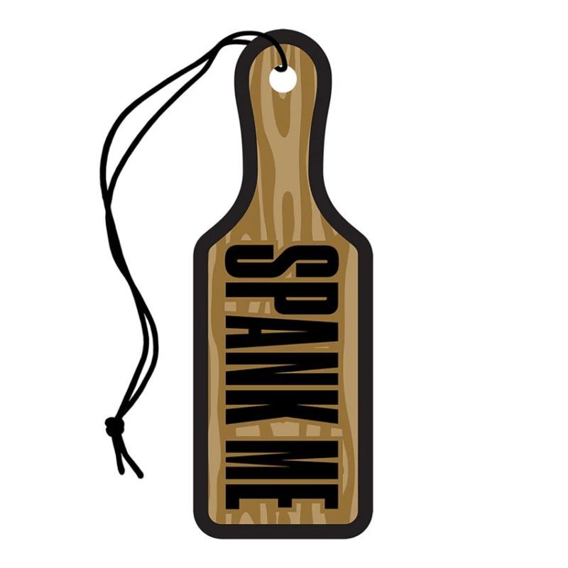 Spank Me Paddle Air Freshener – Scented Car Air Freshener Brown > Novelties > Air Fresheners