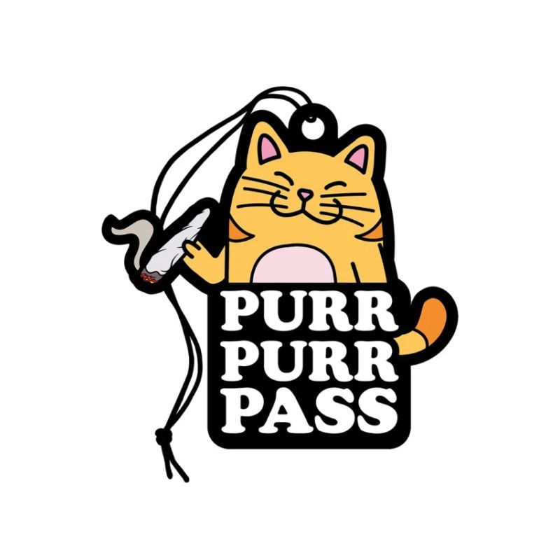 Purr Purr Pass – Air Freshener Brown > Novelties > Air Fresheners Main image
