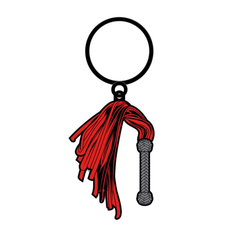 Wood Rocket Hearts Paddle Keychain – Enamel Flogger Keychain Red > Novelties > Keychains Main image