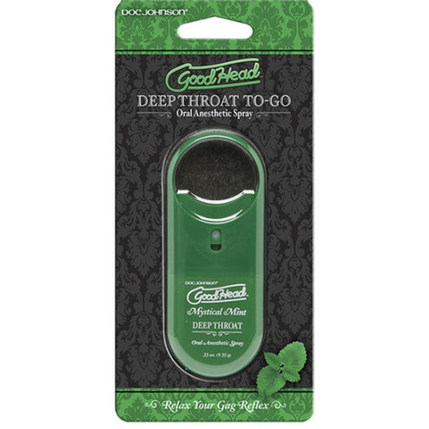 GoodHead To Go Deep Throat Spray (Mint) – 9ml Desensitizing Spray > Lube > Oral Gels & Sprays