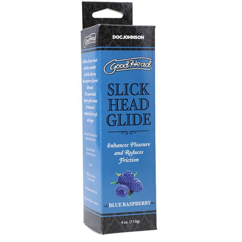 GoodHead Slick Head Glide 120ml Blue Raspberry Flavored Lubricant Flavoured Lube