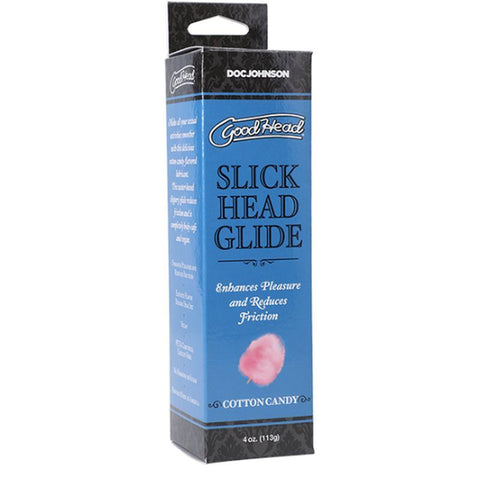 GoodHead Slick Head Glide (Cotton Candy) – Water-Based Flavored Lubricant 4 oz > Lube > Flavoured