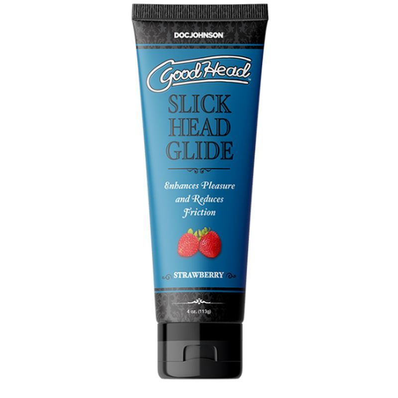 Slick Head Glide – Water-Based Strawberry-Flavored Personal Lubricant 4 Oz Strawberry > Lube > Flavoured