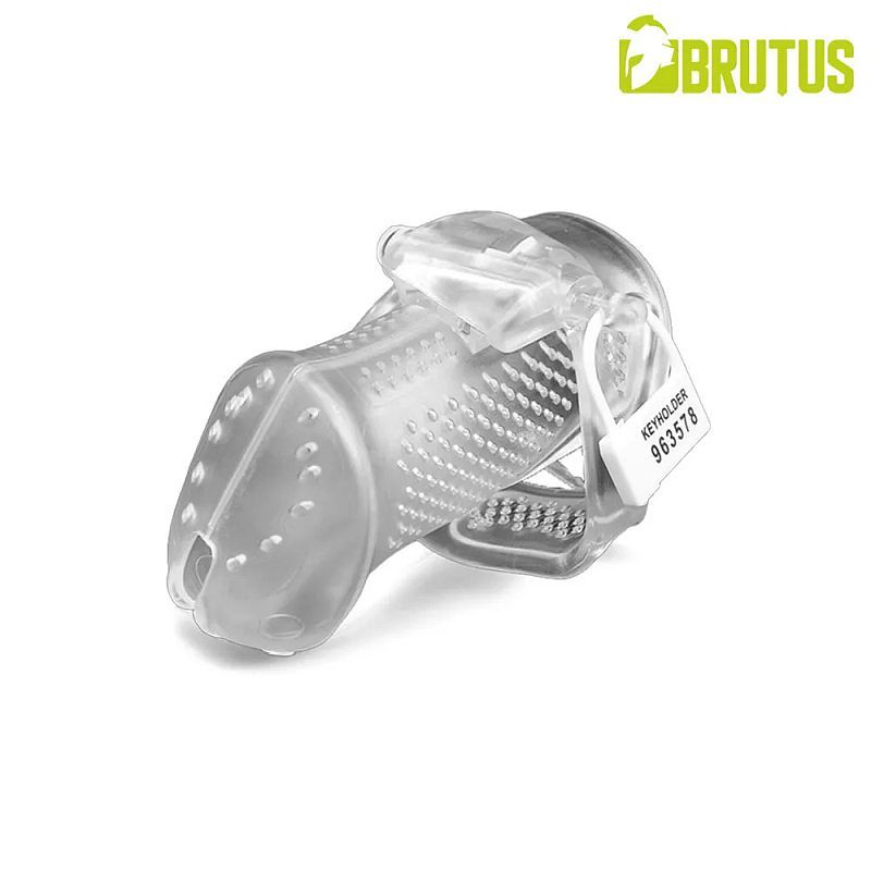 Brutus Airmesh Chastity Cage – Lightweight Breathable Polyethylene Extended Wear Device > Bondage Gear > Male Chastity