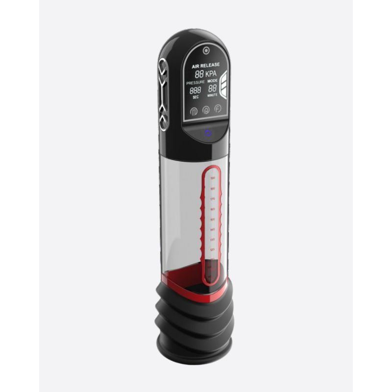 Peak Performance Curve Infrared Automatic Penis Pump (Red) – LCD Display > Pumps > Penis Pumps Electric