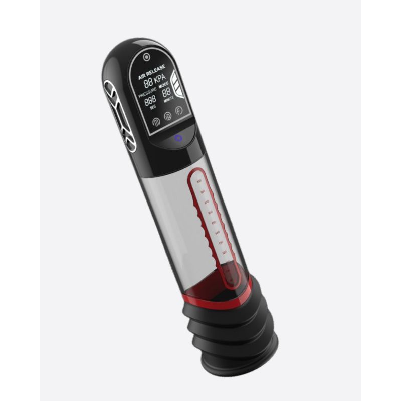 Peak Performance Curve Infrared Automatic Penis Pump (Red) – LCD Display > Pumps > Penis Pumps Electric