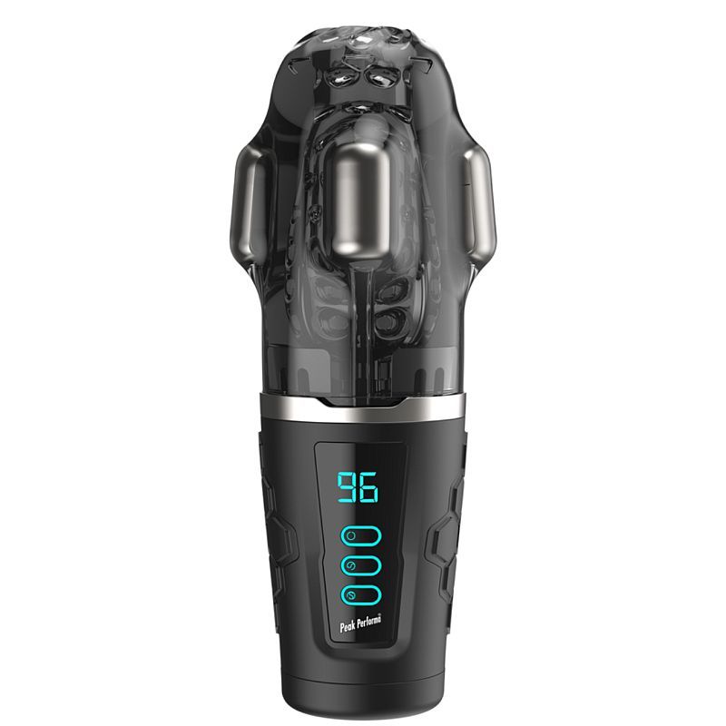 Hypershaker Automatic App Controlled Masturbator – LCD Display Black > Sex Toys For Men > Masturbators > Vibrating