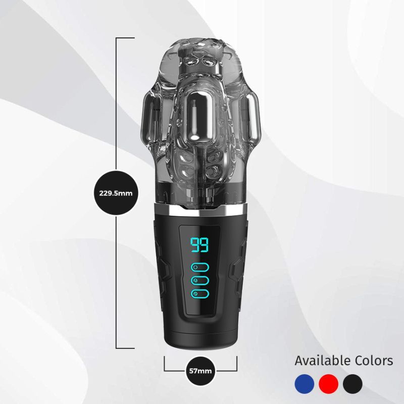 Hypershaker Automatic App Controlled Masturbator – LCD Display > Sex Toys For Men > Masturbators > Vibrating