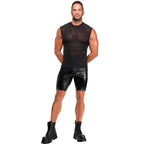 Onyx Skin Tank – Sleeveless Transparent Mesh Lingerie Top > Clothes > Mens Apparel